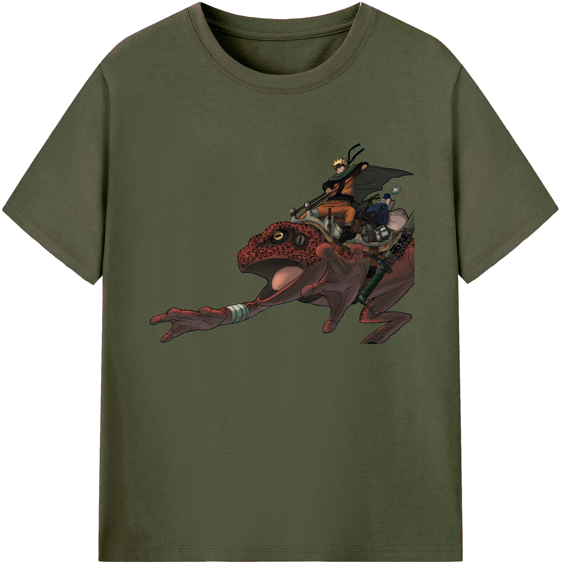 （画像用） NARUTO -ナルト- うずまき ナルト Uzumaki Naruto 綿100％ メンズ半袖Tシャツ｜肌触りやわらか＆通気性
